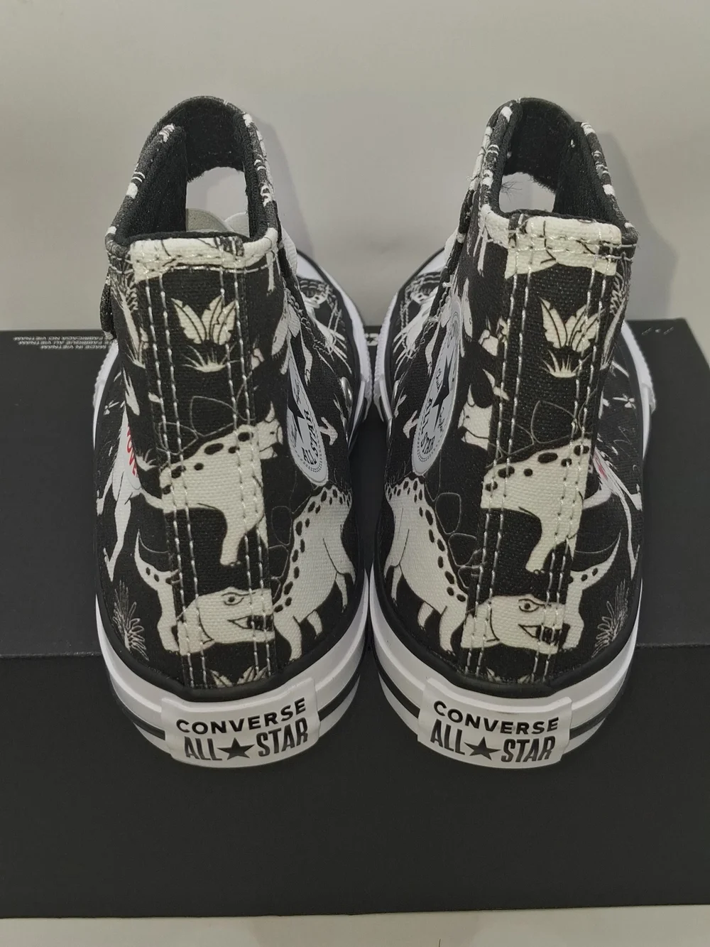 New  Big Kids Converse Chuck Taylor Dino Party high tops Dinosaurs Size 2